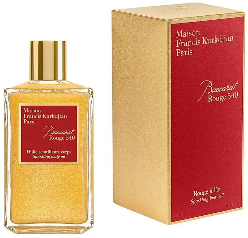 Maison Francis Kurkdjian Baccarat Rouge 540 - třpytivý tělový olej 200 ml
