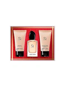 Giorgio Armani Si SET: Parfémovaná voda 50ml + Telové mlieko 50ml + Sprchový gél 50ml pre ženy