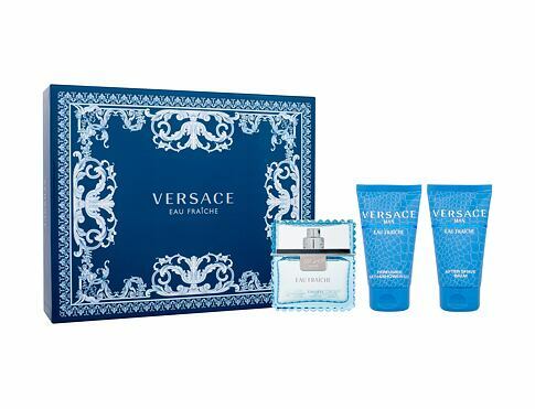 Versace Eau Fraiche Man EDT 50 ml + sprchový gél 50 ml + balzam po holení 50 ml darčeková sada