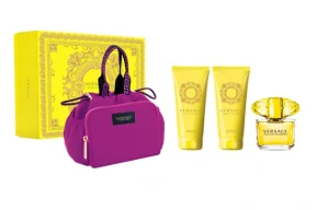 Versace Yellow Diamond EDT 90 ml + telové mlieko 100 ml + sprchový gél 100 ml + kabelka darčeková sada