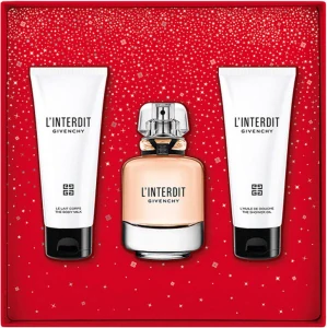Givenchy L’Interdit EDP 50 ml + telové mlieko 75 ml + sprchový olej 75 ml darčeková sada