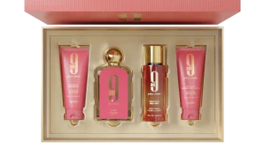 Afnan 9AM Pour Femme - EDP 100 ml + sprchový gel 100 ml + tělový závoj 150 ml + tělové mléko 100 ml