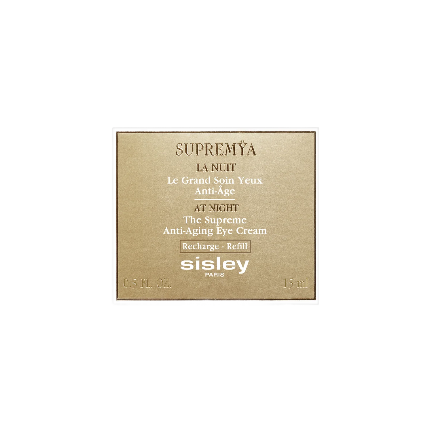 Sisley Náhradná náplň do očného krému proti vráskam Supremÿa At Night The Supreme (Anti-Aging Cream) 15 ml