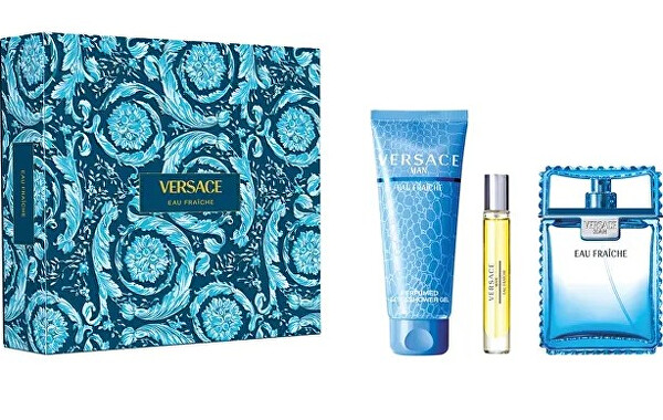 Versace Man Eau Fraiche EDT 100 ml + EDT 10 ml + sprchový gél 150 ml darčeková sada
