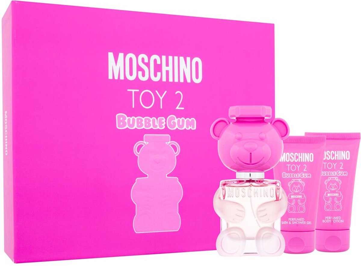 Moschino Toy 2 Bubble Gum – EDT 50 ml + telové mlieko 50 ml + sprchový gél 50 ml