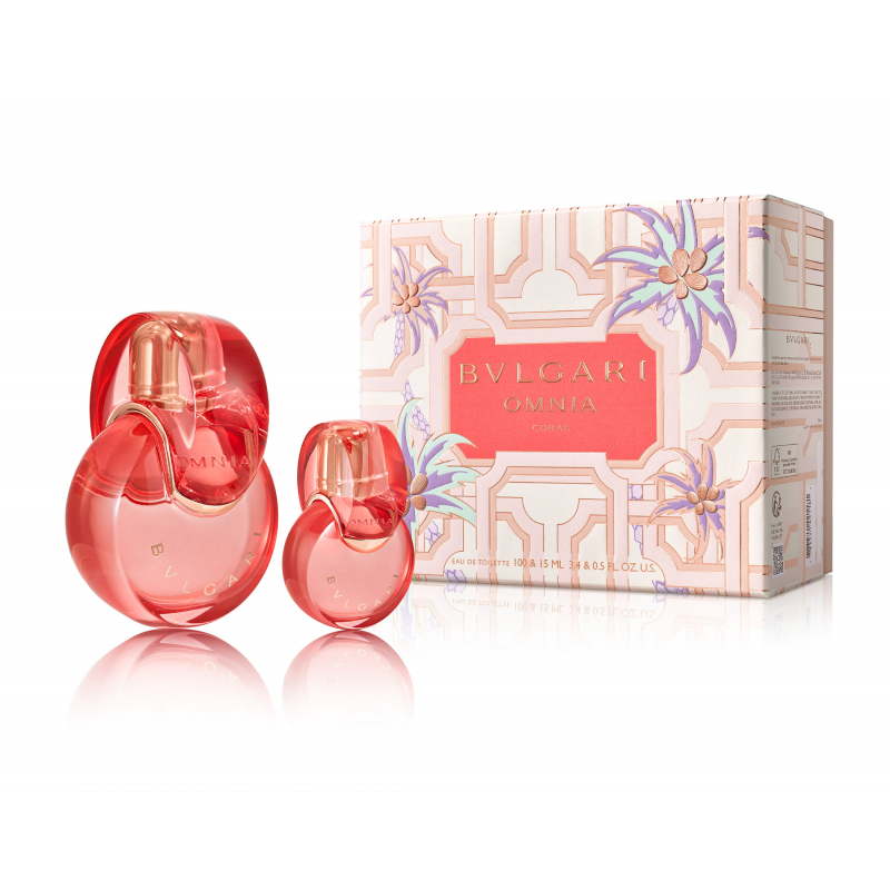 Bvlgari Omnia Coral : EDT 100 ml + EDT 15 ml