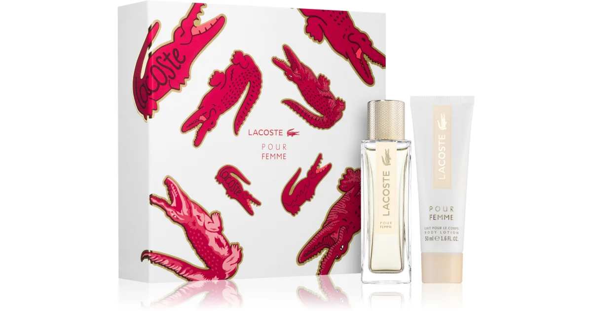 Lacoste Pour Femme EDP 50 ml + telové mlieko 100 ml darčeková sada
