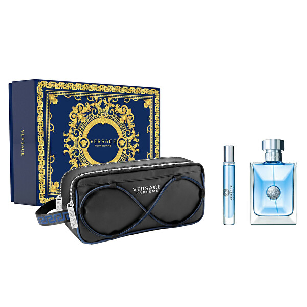 Versace Pour Homme EDT 100 ml + EDT 10 ml + kozmetická taštička darčeková sada
