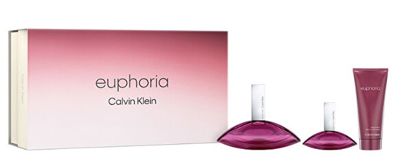 Calvin Klein Euphoria – EDP 100 ml + telové mlieko 100 ml + EDP 30 ml