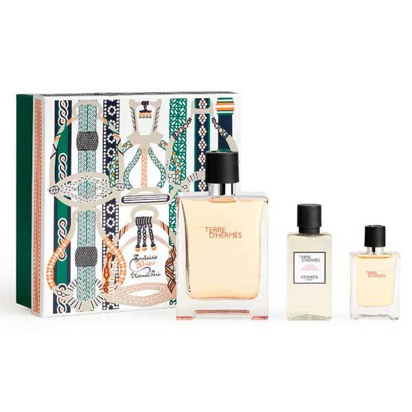 Hermés Terre D'Hermés EDT 100 ml + EDT 12,5 ml + voda po holení 40 ml darčeková sada