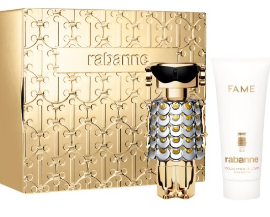 Rabanne Fame EDP 80 ml + BL 100 ml (woman) možnosť Golden Metalic Cover