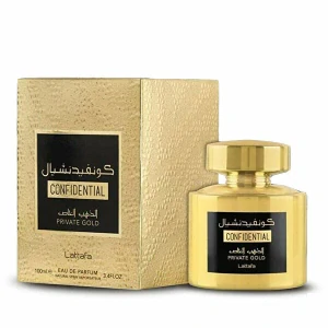 Lattafa Confidential Private Gold parfumovaná voda unisex 100 ml