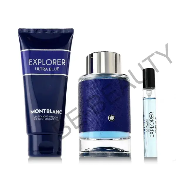 Montblanc Explorer Ultra Blue EDP 100 ml + EDP 7,5 ml + sprchový gél 100 ml darčeková sada