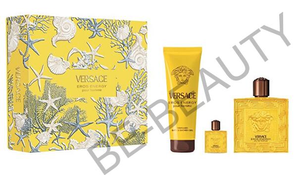Versace Eros Energy Vánoční EDP 100 ml + EDP 5 ml + sprchový gel 150 ml darčeková sada