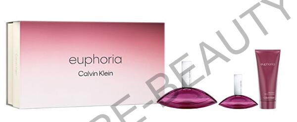 Calvin Klein Euphoria Woman EDP 100 ml + EDP 30 ml + telové mlieko 100 ml darčeková sada