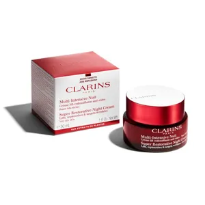 Clarins Super Restorative Night Cream Very Dry Skin Nočná starostlivosť pre veľmi suchú zrelú pleť 50 ml pre ženy