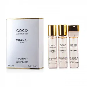 Chanel Coco Mademoiselle toaletná voda dámska 3 x 20 ml náplň