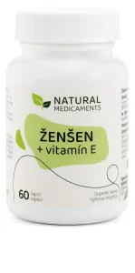 Natural Medicaments Ženšen + Vitamín E 60 kapsúl