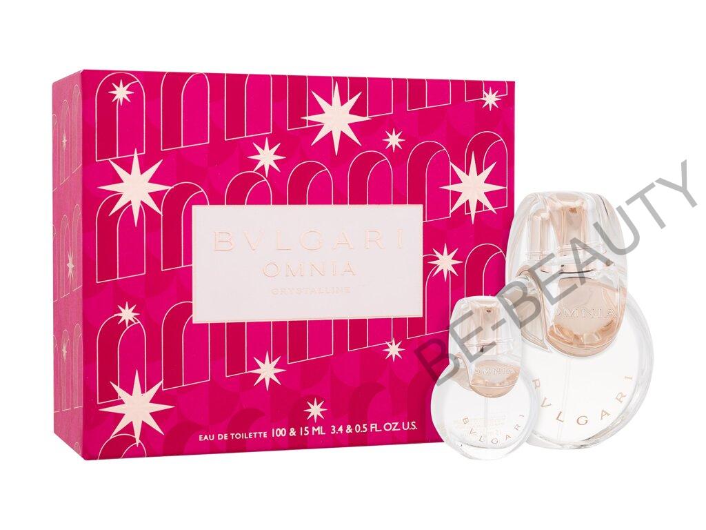 Bvlgari Omnia Crystalline toaletná voda 100 ml + toaletná voda 15 ml, darč. kazeta