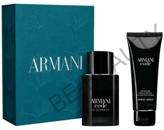 Armani Code Armani Code toaletná voda plniteľná 50 ml + Armani Code parfumovaný sprchovací gél 75 ml